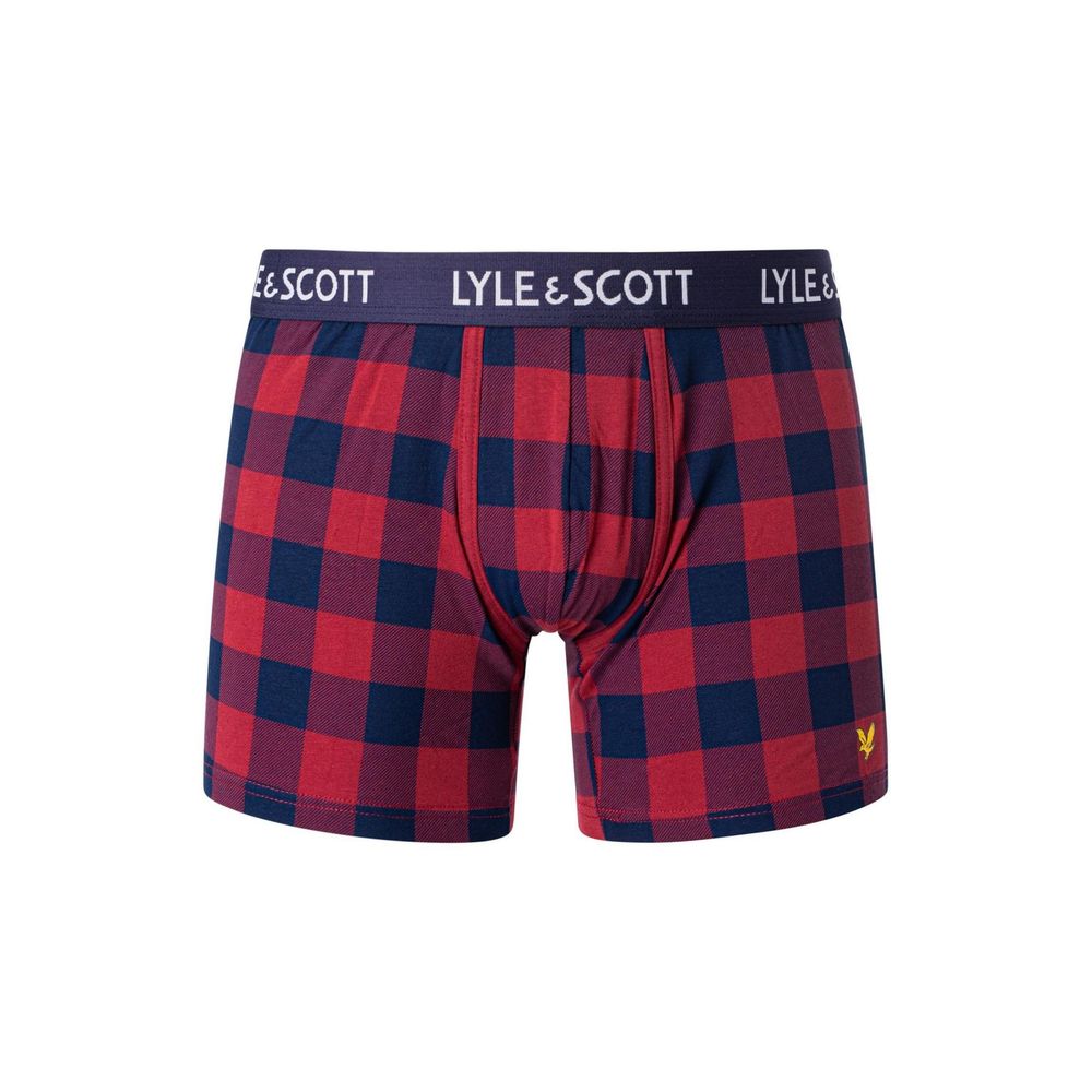 Lyle & Scott Bordeaux Baumwoll-Boxershorts