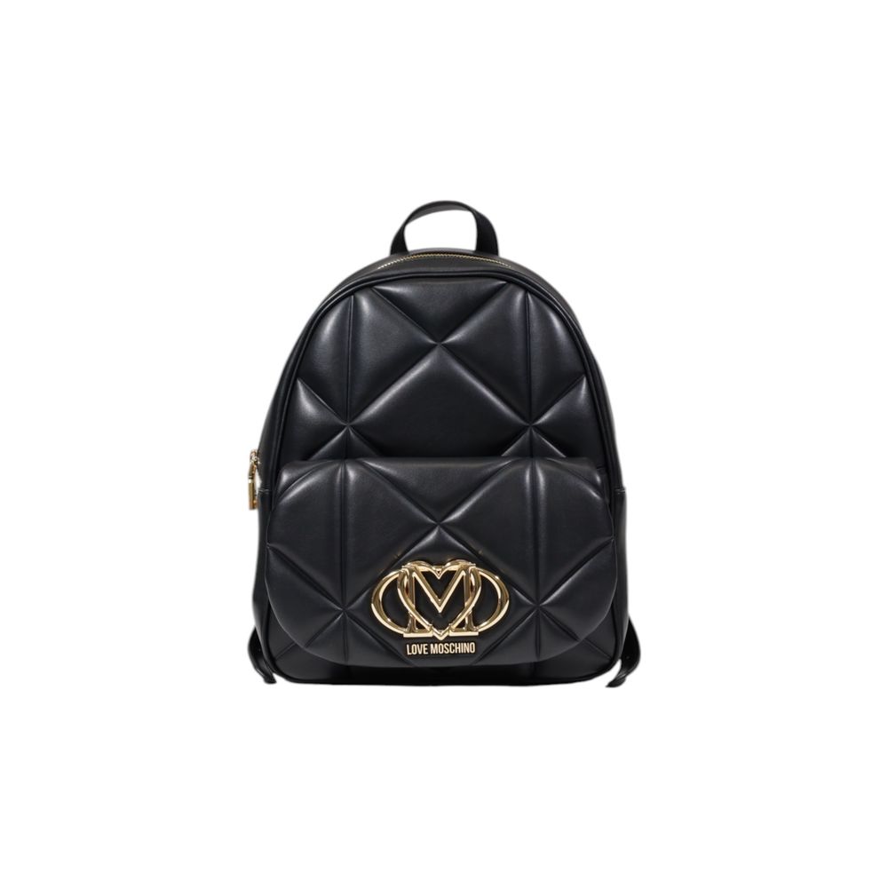 Love Moschino Zwarte Polyethyleen Rugzak