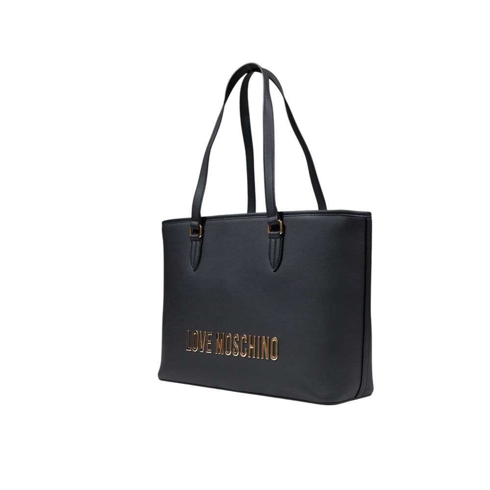 Love Moschino – Zweifarbige Handtasche aus Polyethylen