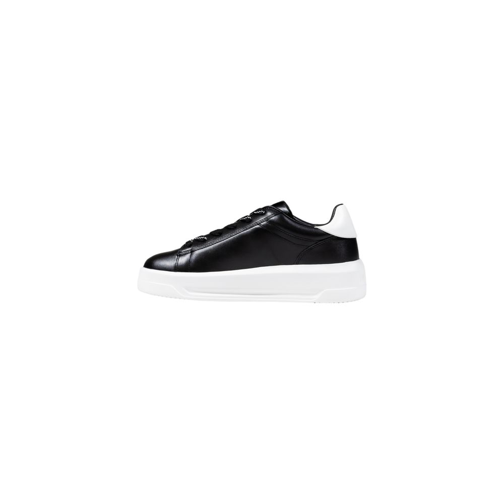 Love Moschino Schwarz-weiße klobige Sneakers aus Synthetik