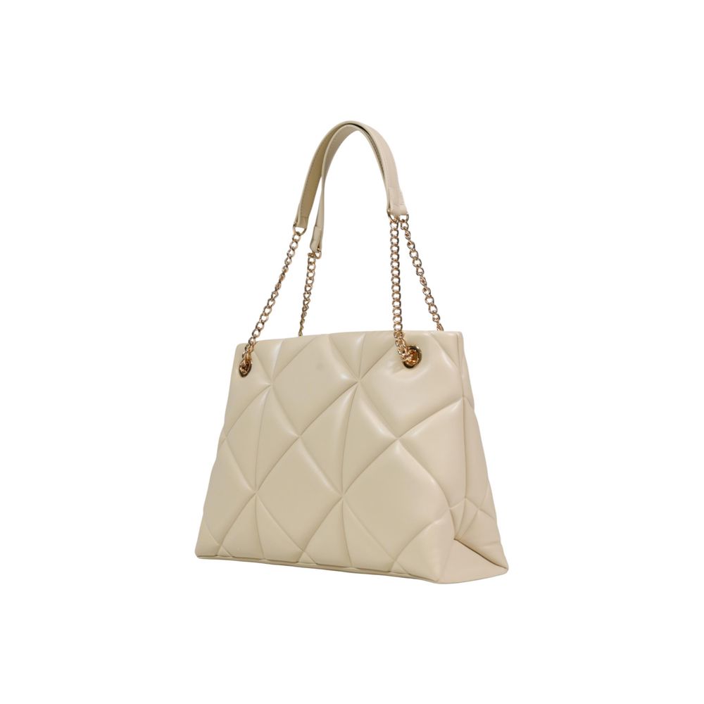 Love Moschino Handtasche aus beigem Kunstleder