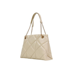 Love Moschino Handtasche aus beigem Kunstleder
