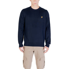 Lyle & Scott Blau Katoenen Sweatshirt