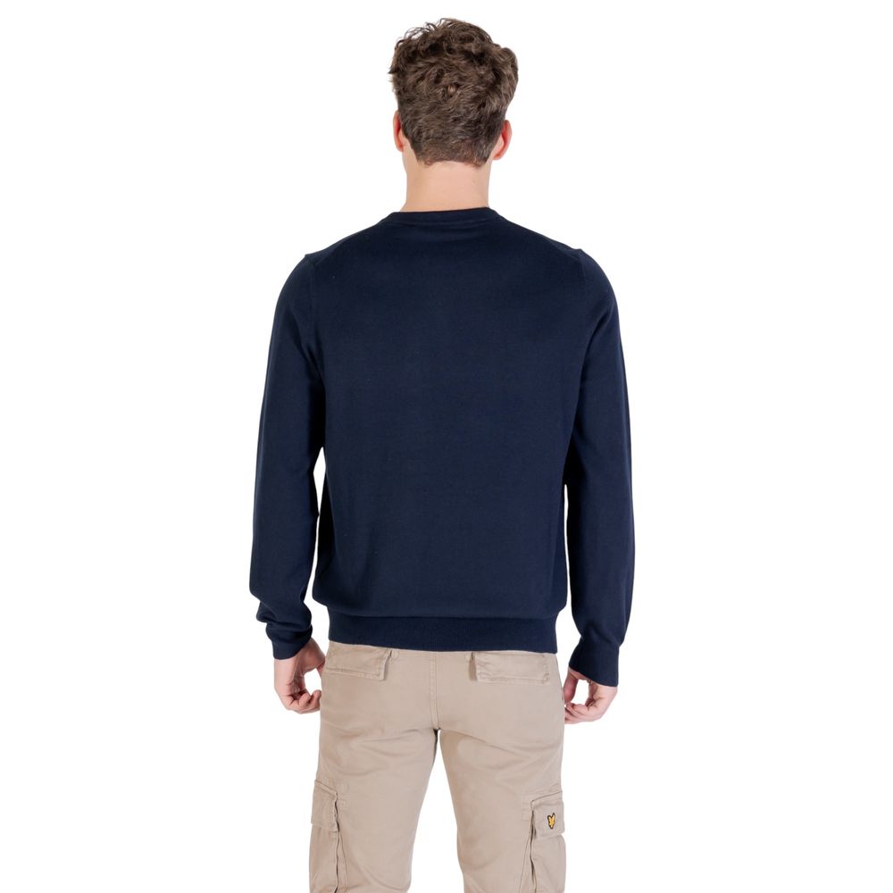 Lyle & Scott Blau Katoenen Sweatshirt