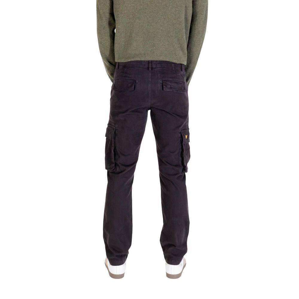 Lyle & Scott Schwarze Baumwoll-Cargohose