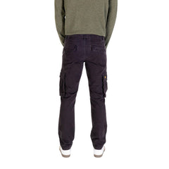 Lyle & Scott Schwarze Baumwoll-Cargohose