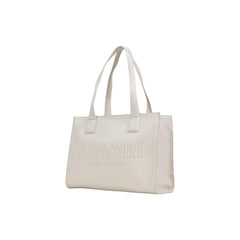 Love Moschino Beige Handtasche aus Polyethylen
