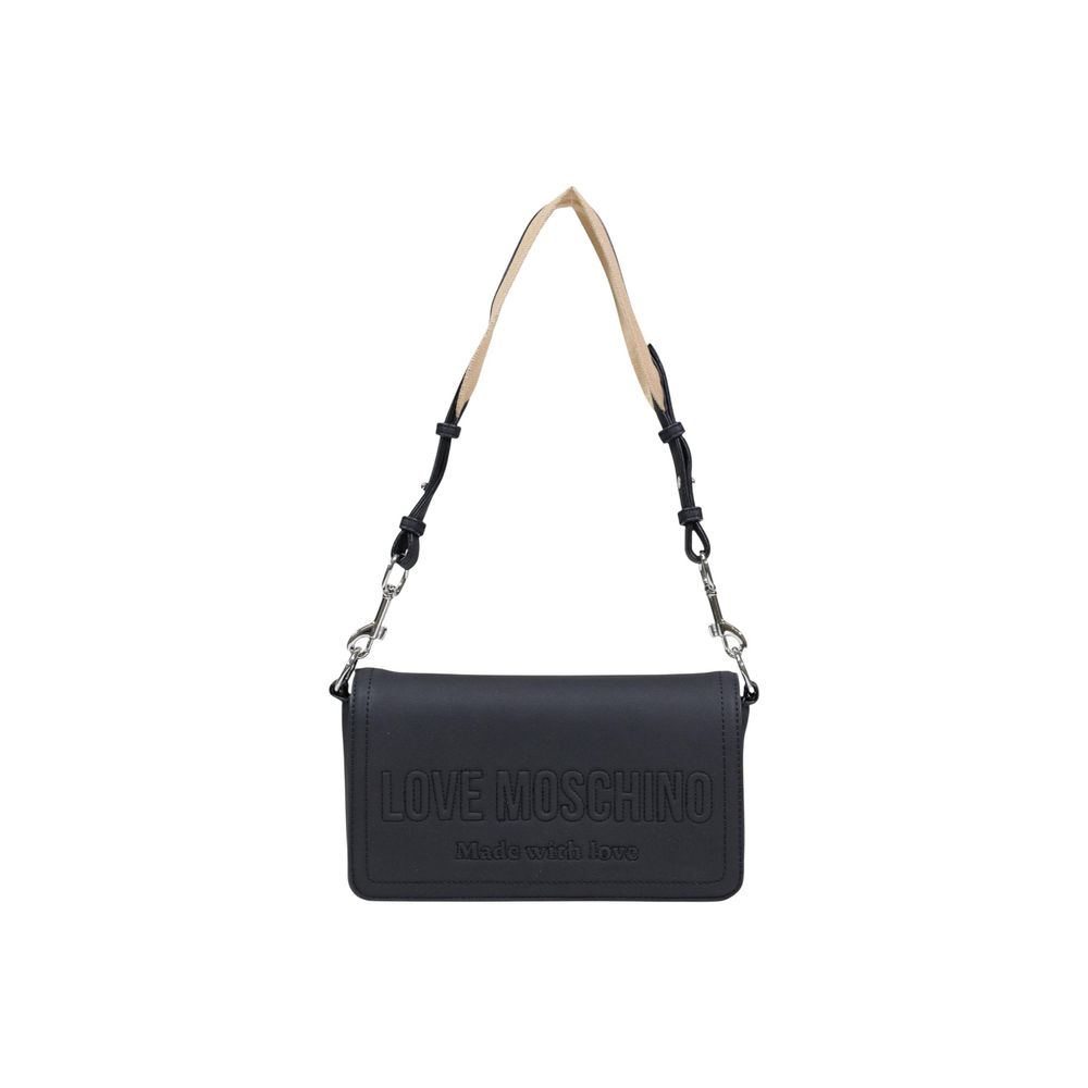 Love Moschino – Schwarze Handtasche aus Polyethylen