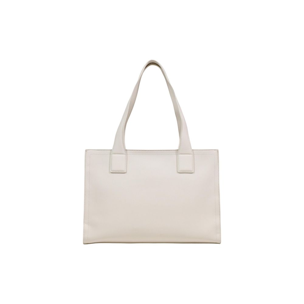 Love Moschino Beige Handtasche aus Polyethylen
