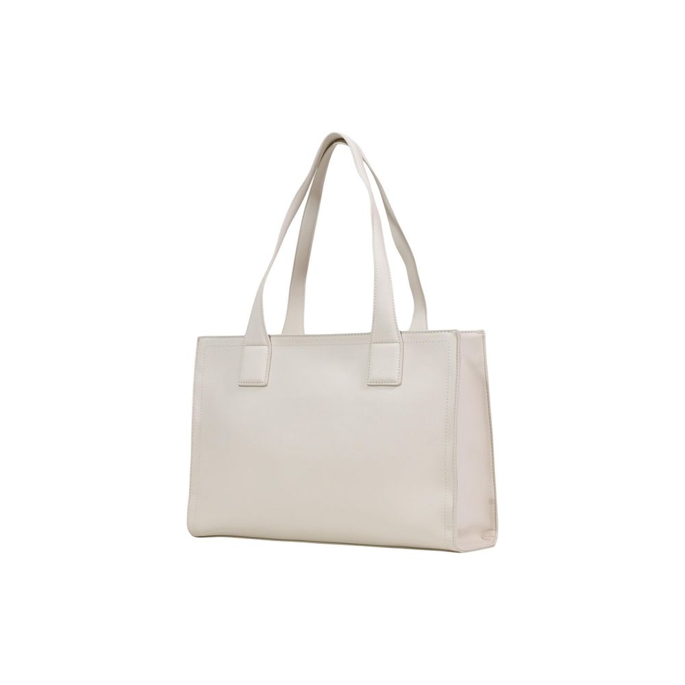Love Moschino Beige Handtasche aus Polyethylen