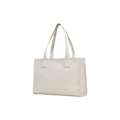 Love Moschino Beige Handtasche aus Polyethylen