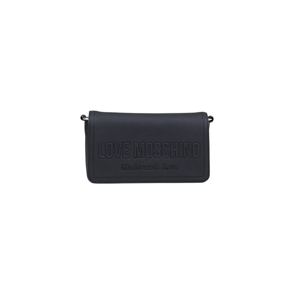 Love Moschino – Schwarze Handtasche aus Polyethylen