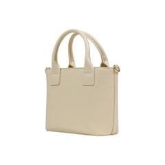 Love Moschino Crèmekleurige Polyethyleen Handtas