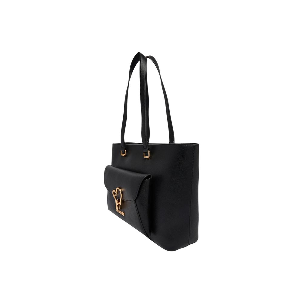 Love Moschino – Schwarze Handtasche aus Polyethylen
