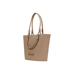 Love Moschino Beige Handtasche aus Polyethylen