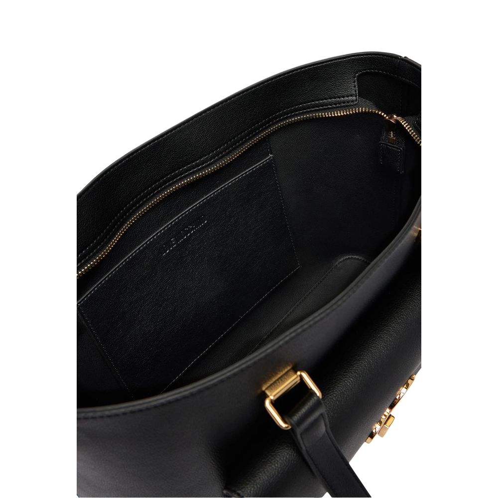 Love Moschino – Schwarze Handtasche aus Polyethylen