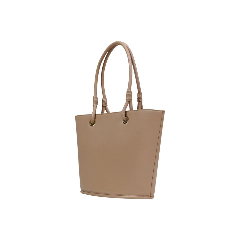 Love Moschino Beige Handtasche aus Polyethylen