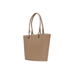 Love Moschino Beige Handtasche aus Polyethylen