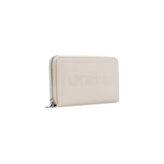 Love Moschino Beige Polyetheen Portemonnee