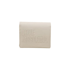Love Moschino Beige Polyetheen Portemonnee