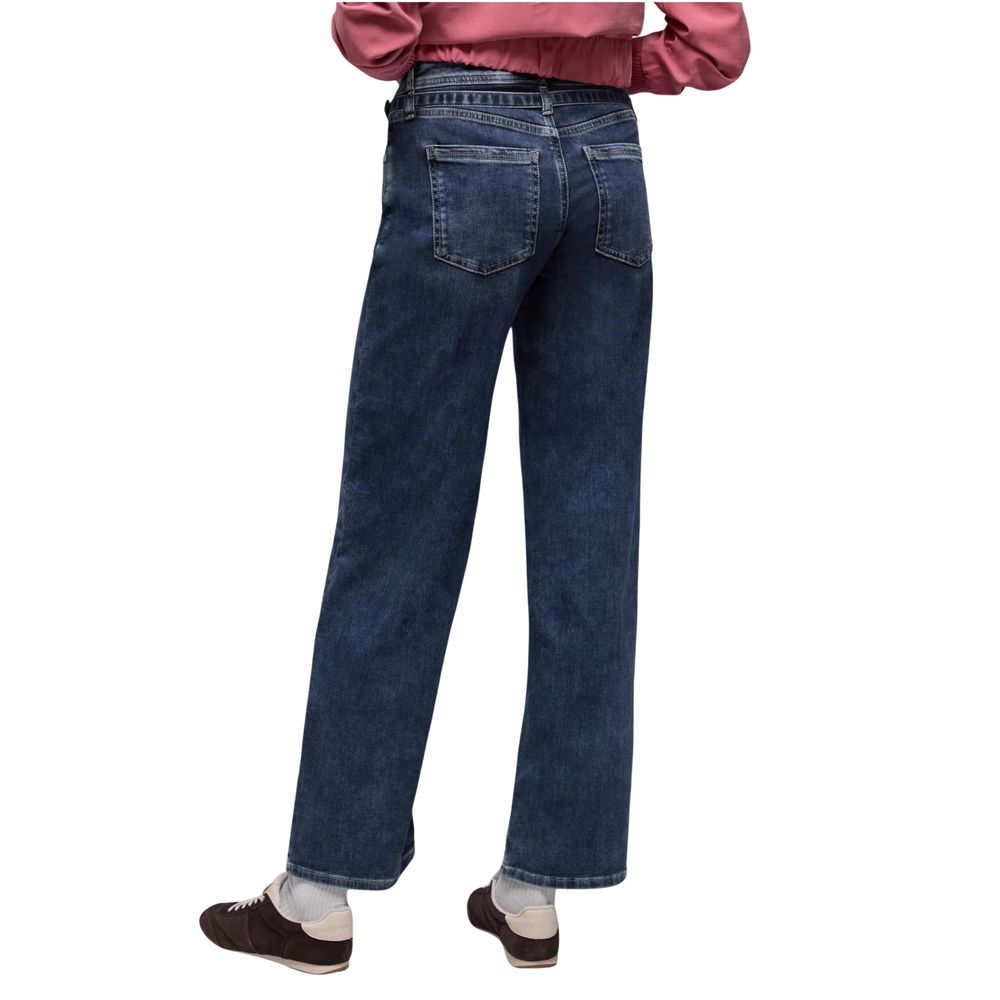Street One Blaue Baumwoll-Jeans im Relaxed Fit