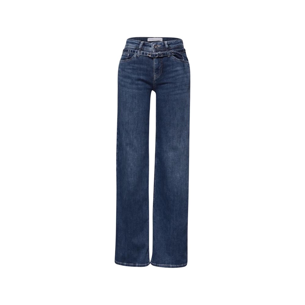 Street One Blaue Baumwoll-Jeans im Relaxed Fit
