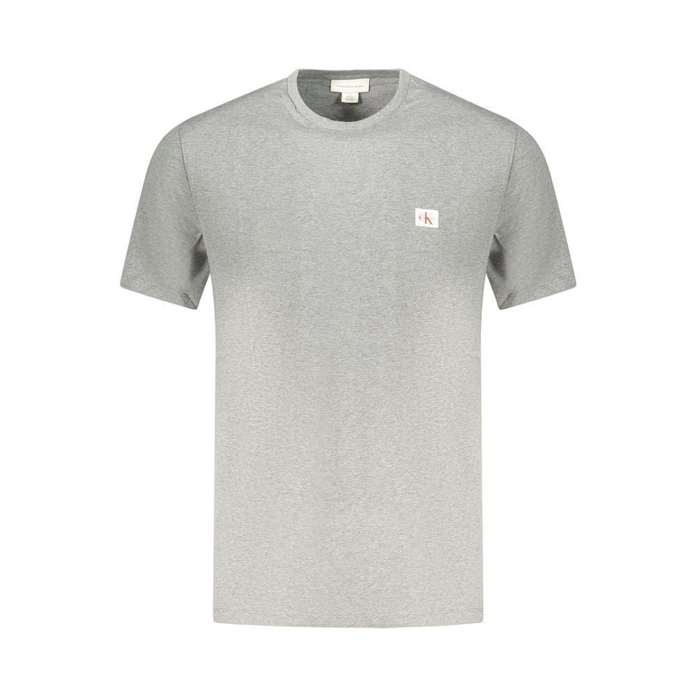 Calvin Klein Grigio Baumwoll Herren T-Shirt