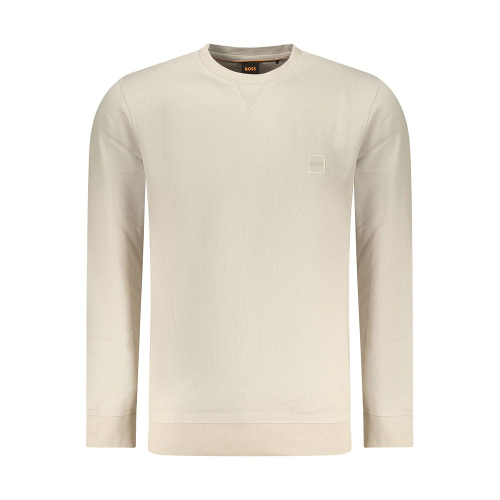 Hugo Boss Beiges Baumwoll-Sweatshirt für Herren