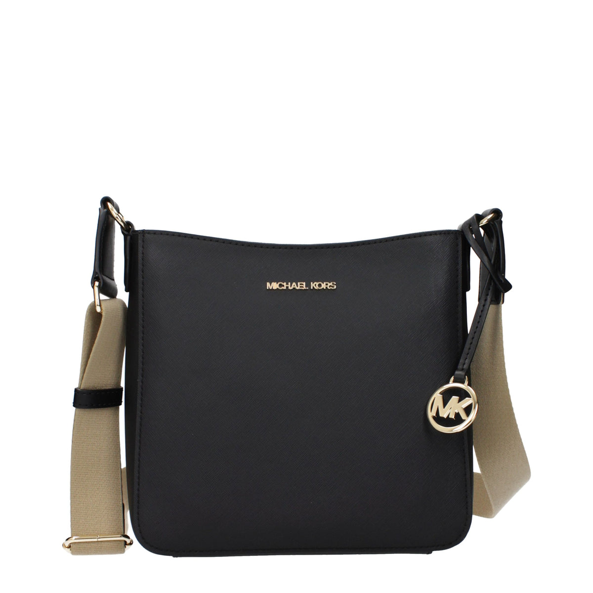 Michael Kors Zwart Leren Crossbody Tas