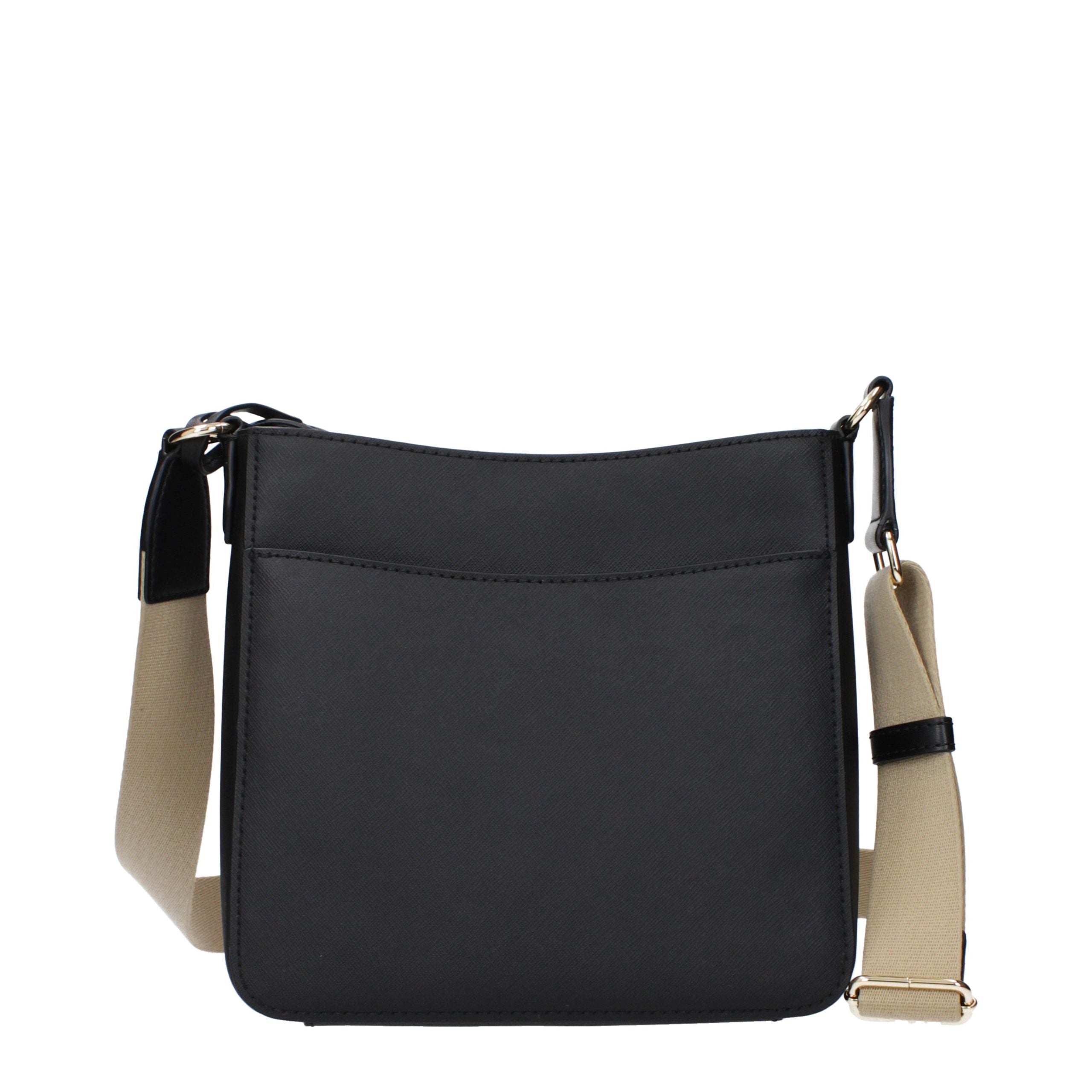 Michael Kors Zwart Leren Crossbody Tas