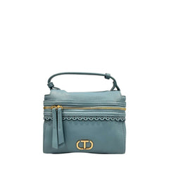 Twinset Damenhandtasche aus blauem PU