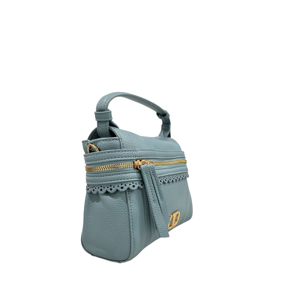 Twinset Damenhandtasche aus blauem PU