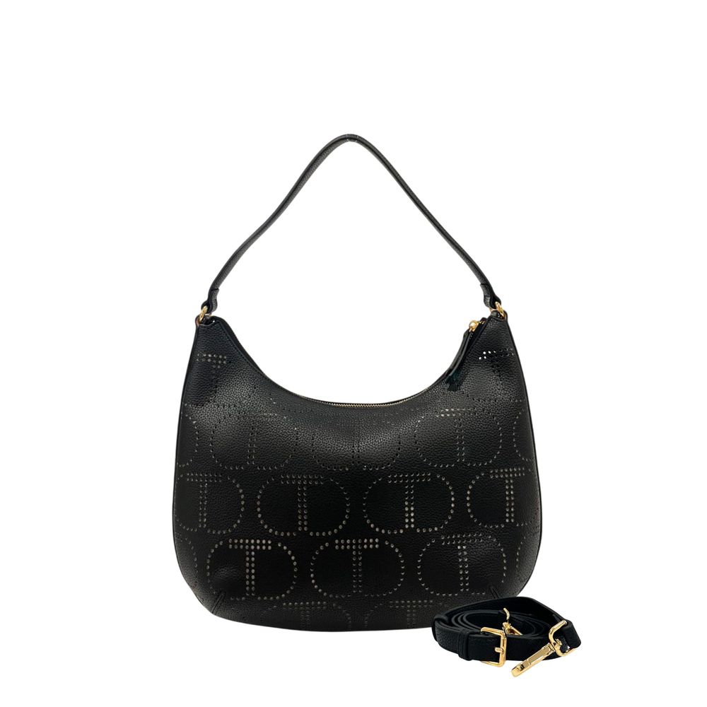 Twinset Schwarze PU Damenhandtasche