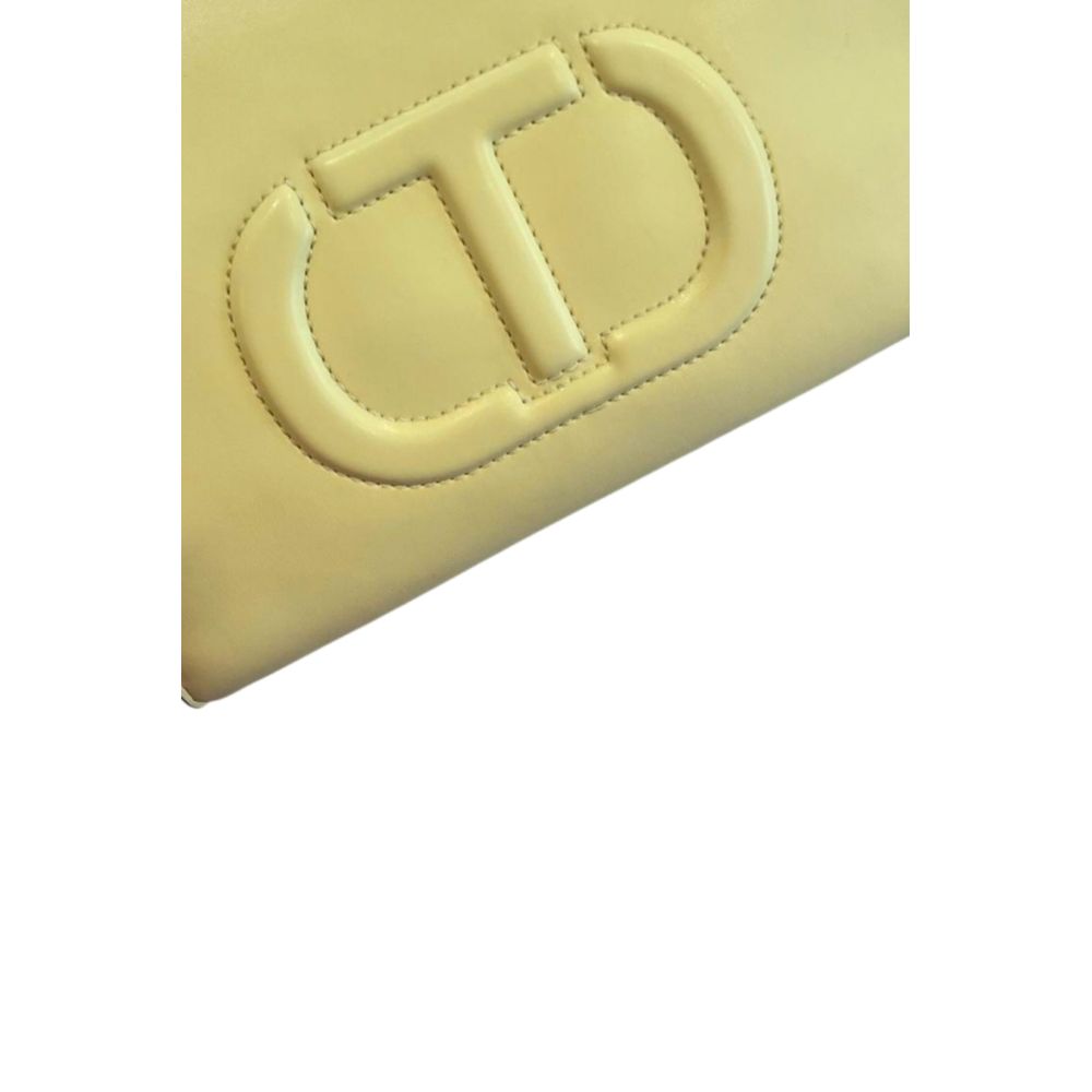 Twinset Bicolor-Schultertasche aus Polyethylen