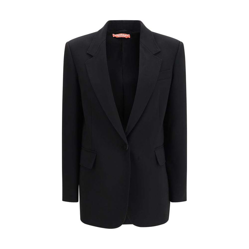 Max Mara Blazer aus schwarzem Triacetat