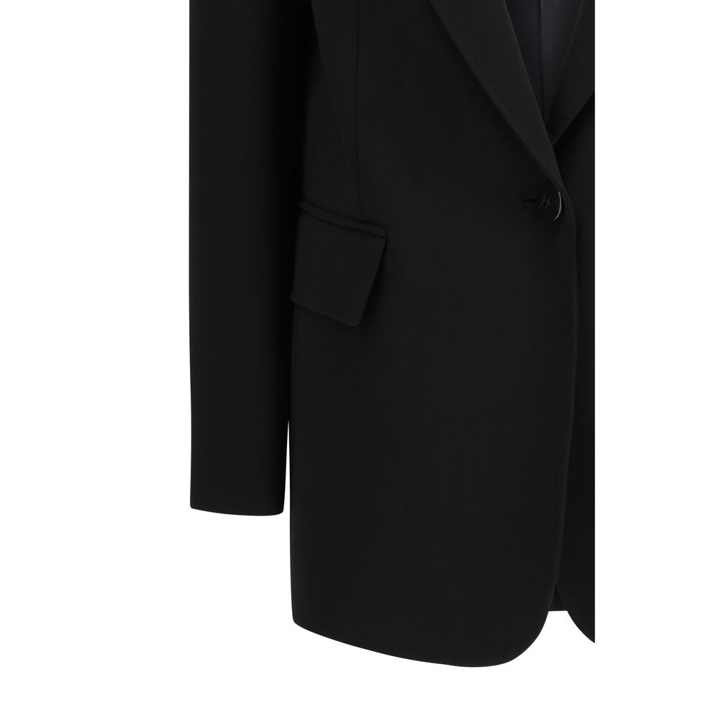 Max Mara Blazer aus schwarzem Triacetat