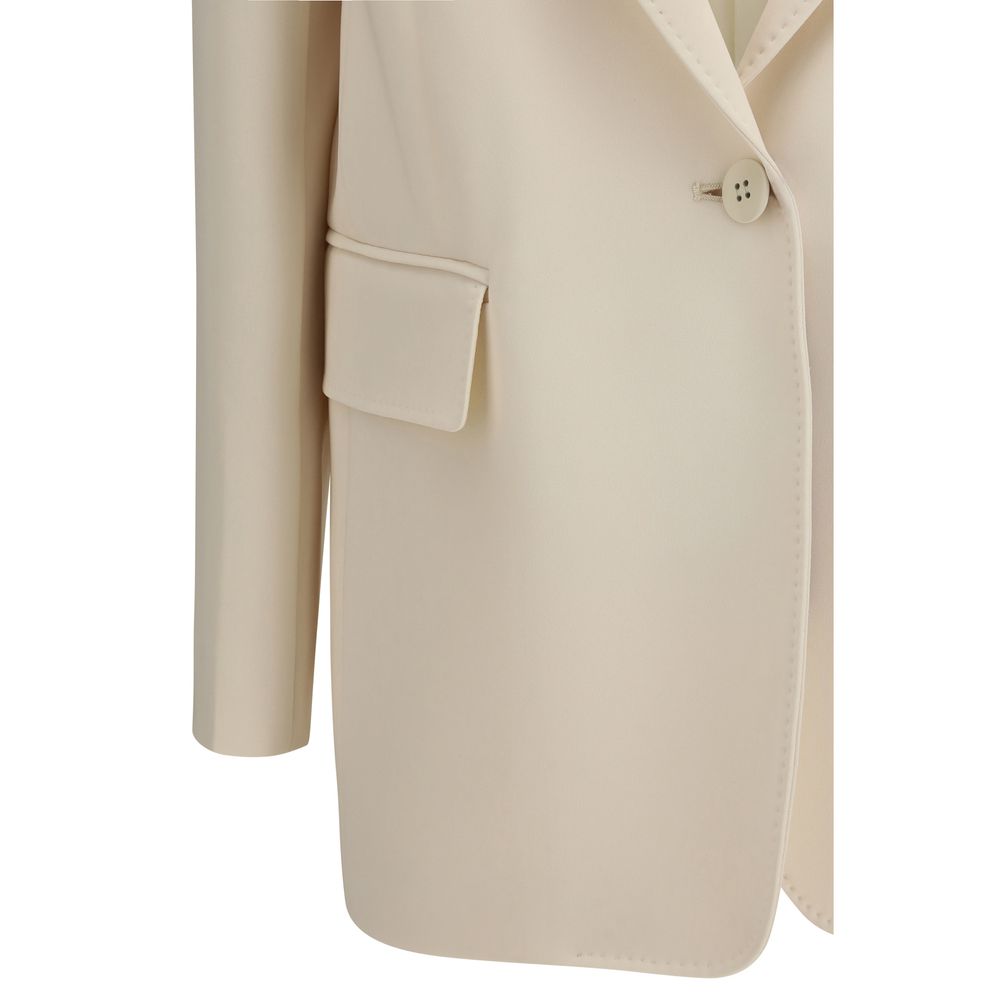 Max Mara Beiger Triacetat-Blazer