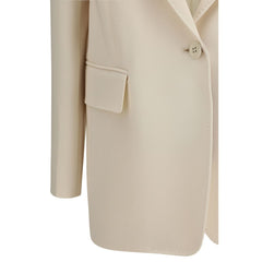 Max Mara Beiger Triacetat-Blazer
