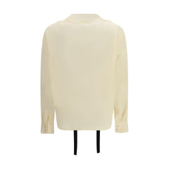 Max Mara Seidenbluse in Beige