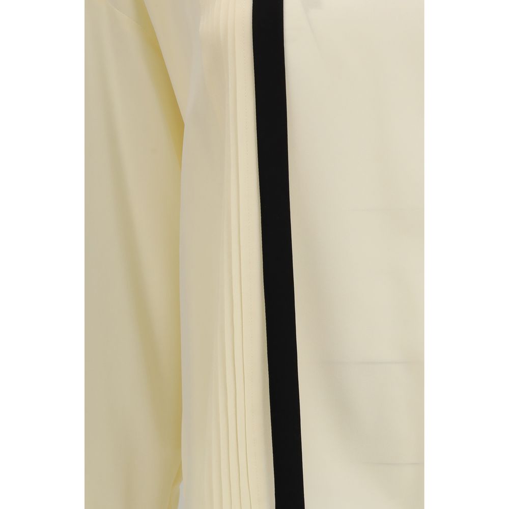 Max Mara Seidenbluse in Beige