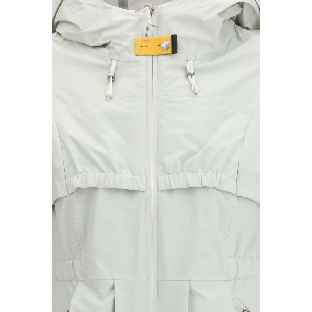 Parajumpers Weiße Polyamid-Shell-Jacke