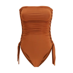 Zimmermann brauner Polyester-Einteiler