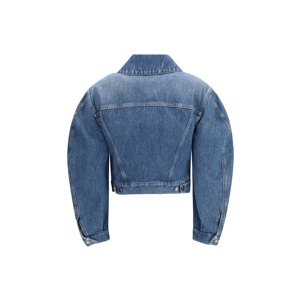 Givenchy Blauwe Katoenen Denim Jas