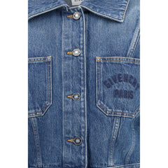 Givenchy Blauwe Katoenen Denim Jas