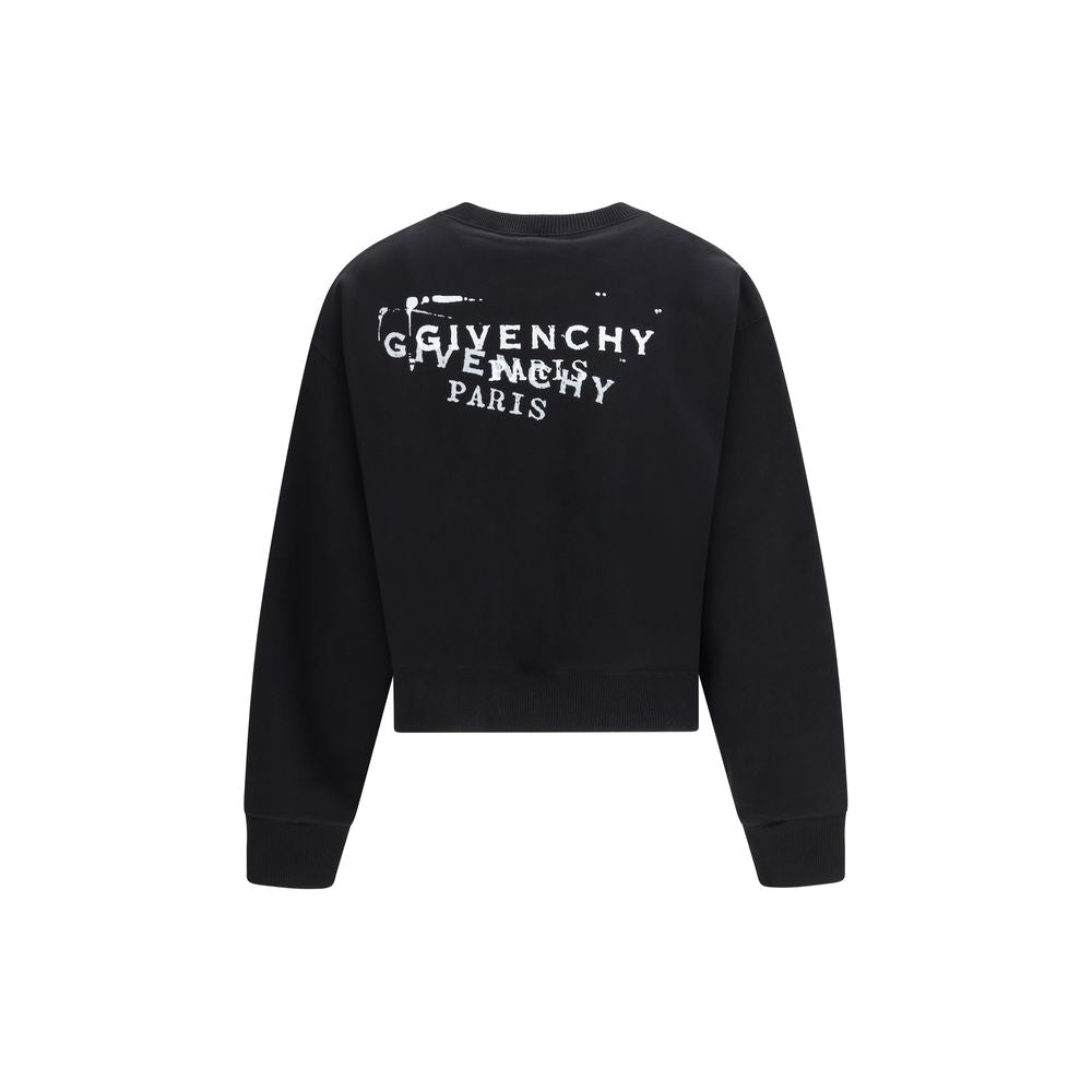 Givenchy Schwarzes Baumwoll-Sweatshirt