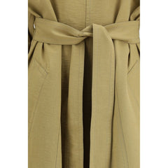 Petar Petrov Beigekleurige Lyocell Trenchcoat