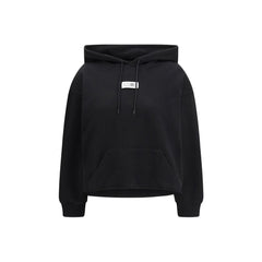 MM6 Schwarzes Baumwoll-Sweatshirt