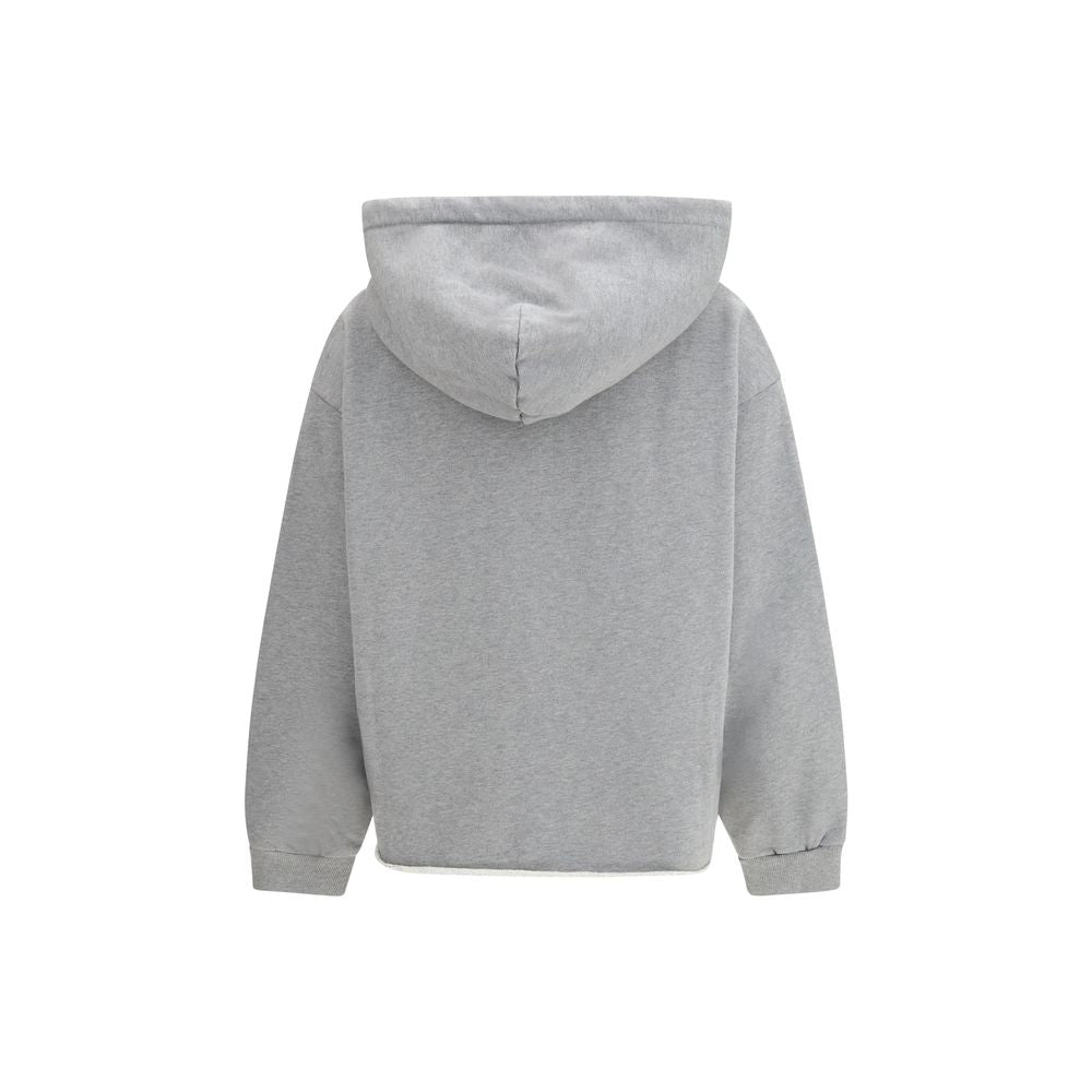 MM6 Graues Baumwoll-Sweatshirt