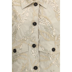 Brunello Cucinelli Beige Cotton Coat