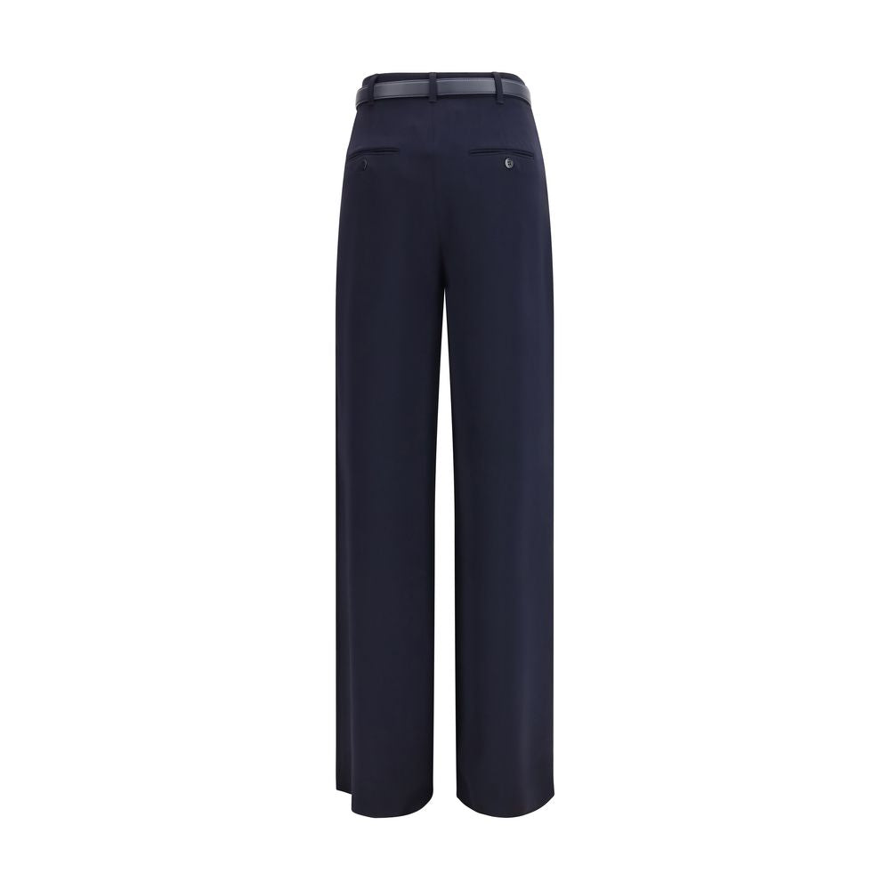 Max Mara Blauwe Broek van Triacetaat